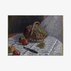Apples and Grapes in a Basket by Alfred Sisley