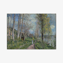 Banks of the Seine at By by Alfred Sisley