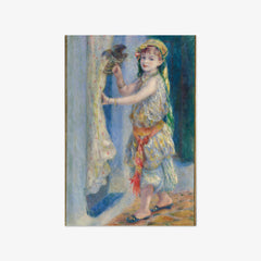 Child with a Bird (Mademoiselle Fleury in Algerian Costume) by Auguste Renoir