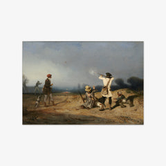 Bird Hunting by Alexandre-Gabriel Decamps