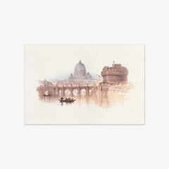 Rome (Castle of St. Angelo), for Rogers's 'Italy' by Joseph Mallord William Turner