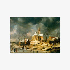 The Village of Midlum by Jan Abrahamsz. Beerstraten