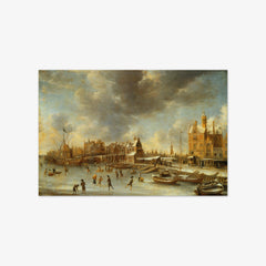 Skaters on the Y by Jan Abrahamsz. Beerstraten