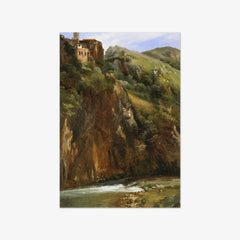 View of Santa Scolastica in Subiaco by Achille-Etna Michallon