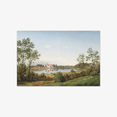 View of Søbysøgard in Funen by August Wilhelm Boesen