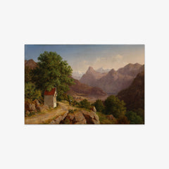 Landscape near the town of Altorf in France by A. W. Boesen