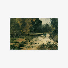 Forest Pool by Adolf Gustav Ditscheiner