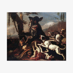 Hunting the Wild Boar by Abraham Daniëlsz. Hondius