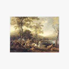 The Battle of Ruiter by Abraham van Calraet