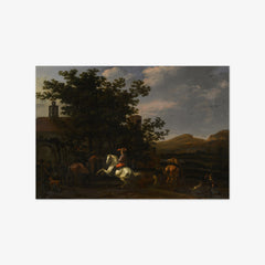 Landscape with Riders by Abraham van Calraet