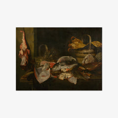 Still Life with Fish and Crustaceans by Abraham van Beijeren