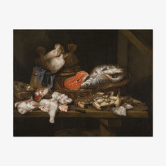 Still Life with Fish and Crustaceans by Abraham van Beijeren