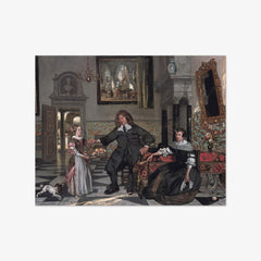 Portrait of a Family in an Interior by Emanuel de Witte