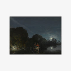 The Flight into Egypt by Adam Elsheimer