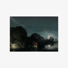 The Flight into Egypt by Adam Elsheimer