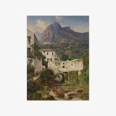Mühlthal near Amalfi by Albert Zimmermann