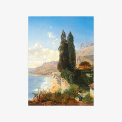 View of Monaco near Nice by Albert Zimmermann