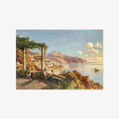On the Coast of Sorrento by Albert Zimmermann