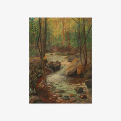 Woodland Stream by Alexander Demetrius Goltz