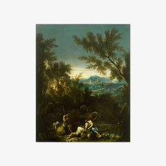 Landscape with Figures by Alessandro Magnasco