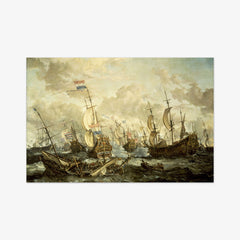 The 'Royal Prince' and other Vessels at the Four Days Battle, 1–4 June 1666 by Canaletto