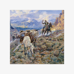 When Mules Wear Diamonds by Charles Marion Russell
