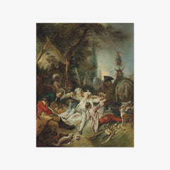Rest from the Hunt by François Boucher