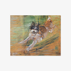 Jumping Dog Schlick by Franz Marc