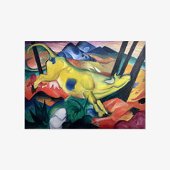 Yellow Cow by Franz Marc