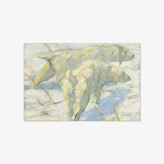 Siberian Dogs in the Snow by Franz Marc