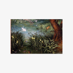 Landscape with Knights and Livestock by Abraham Govaerts