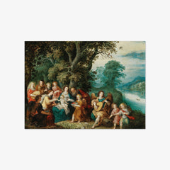 The Holy Family with Musical Angels by Louis de Caullery