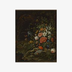 Flowers and Tiny Creatures – Vanitas by Abraham Mignon