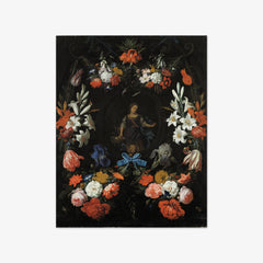 Garland of Flowers by Abraham Mignon