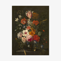 A Vase of Flowers by Abraham Mignon