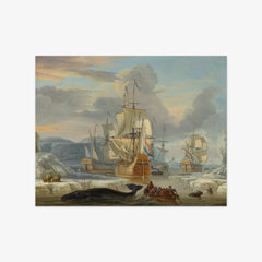 Whaling in the Arctic Ocean by Abraham Storck
