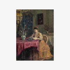 Lady Reading in a Luxurious Interior by Ferdinand Willaert