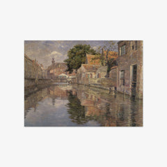 Saint Anthony's Quay in Ghent by Ferdinand Willaert