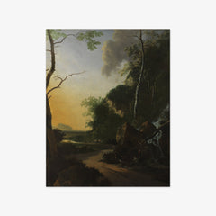 Italianate Landscape with Crab Fishers by Adam Pijnacker