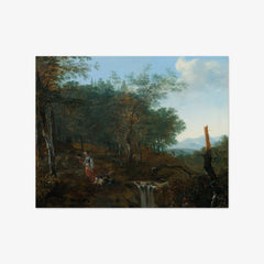 Landscape with Waterfall by Adam Pijnacker