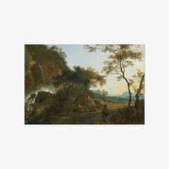 Landscape with Waterfall by Adam Pynacker