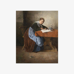 The Love Letter by Adolf Hölzel