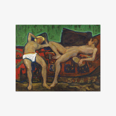 Two Resting Figures by Adolf Hölzel