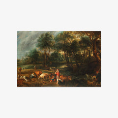 A Landscape with Cows and Duck Hunters by Peter Paul Rubens