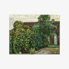 Trees in Front of a House by Adolf Hölzel
