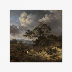 Hilly Landscape with Cows by Jan Wijnants