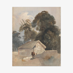 Landscape with Cows and Barn by Peter De Wint