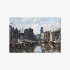 Rotterdam, The Stock Exchange Bridge by Eugène Boudin