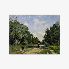 Cordier Park in Trouville by Eugène Boudin