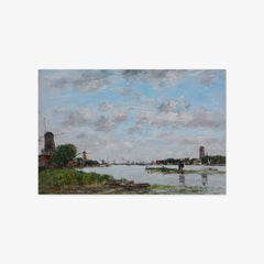 The Meuse at Dordrecht by Eugène Boudin